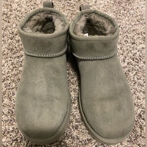 Burnt Olive Ugg Ultra Minis